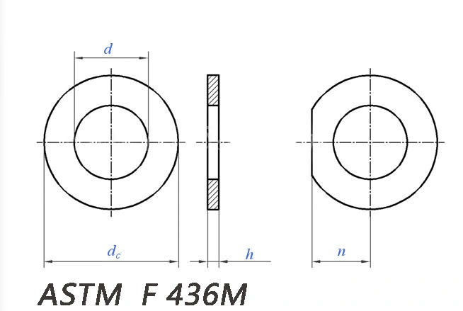 Ansi/Asme F436 Galvanized Spiral Wound Gasket Flange Zinc Plated Zp Yzp Factory Customized Stainless Steel Fender Din9021 Metal Plain Washer Made in China