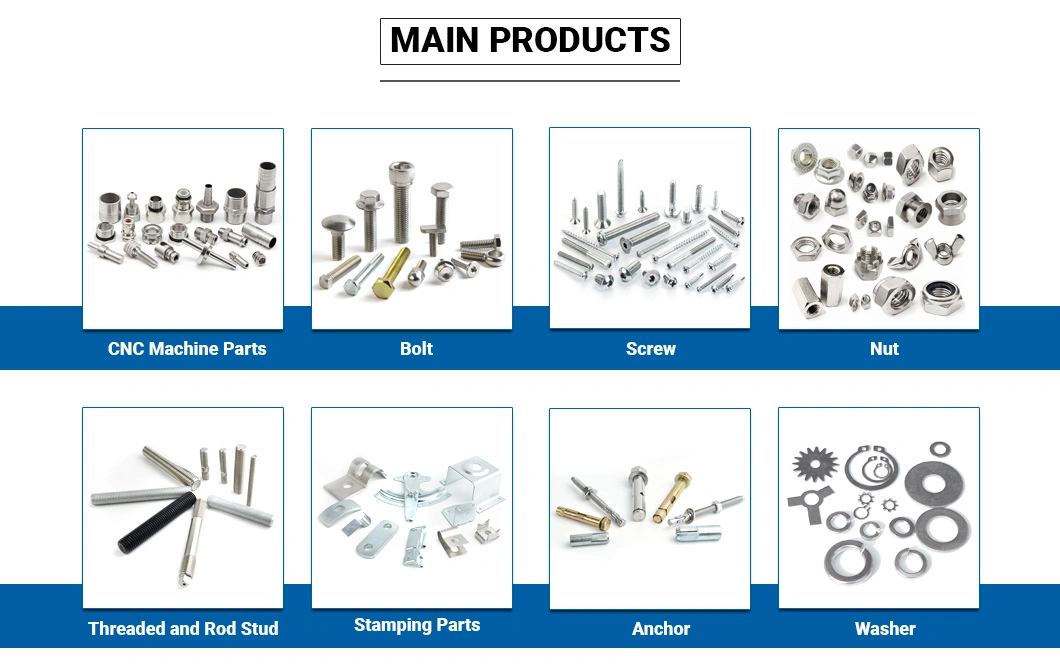 Factory Supply Stainless Steel Fastener Inox AISI 304 316 Hexagon Head Machine Screw Hex Bolts