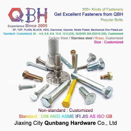 Qbh HDG Heavy Steel Structural Shear Tension Control Tc Bolt Building Construction Accessories